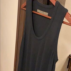 Enza Costa Sleeveless Drawcord Jumpsuit Size S